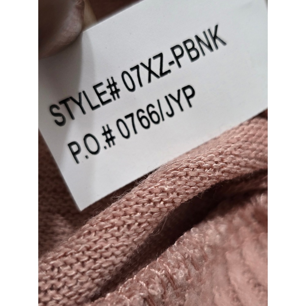 Just Be Self Pink Positive Vibes Crew Neck‎ Pullover Top Womens Size L - Picture 5 of 13